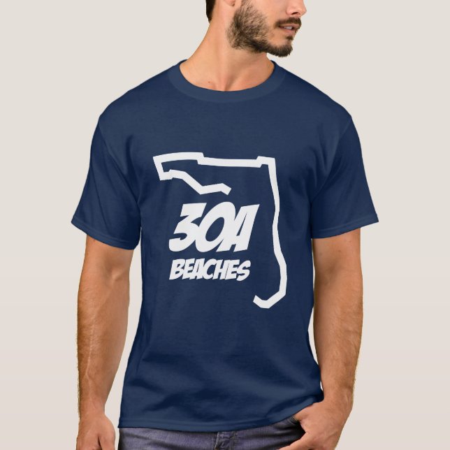 camiseta de las playas 30A (Anverso)
