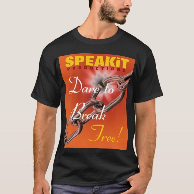 Camiseta de las producciones de SPEAKiT (Anverso)