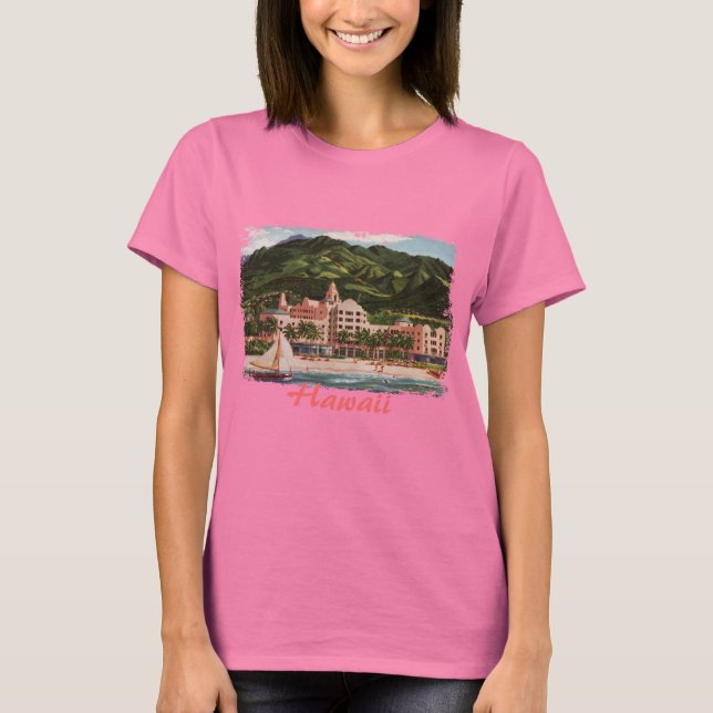 Camiseta de las Reales Damas Hawaianas (Anverso)