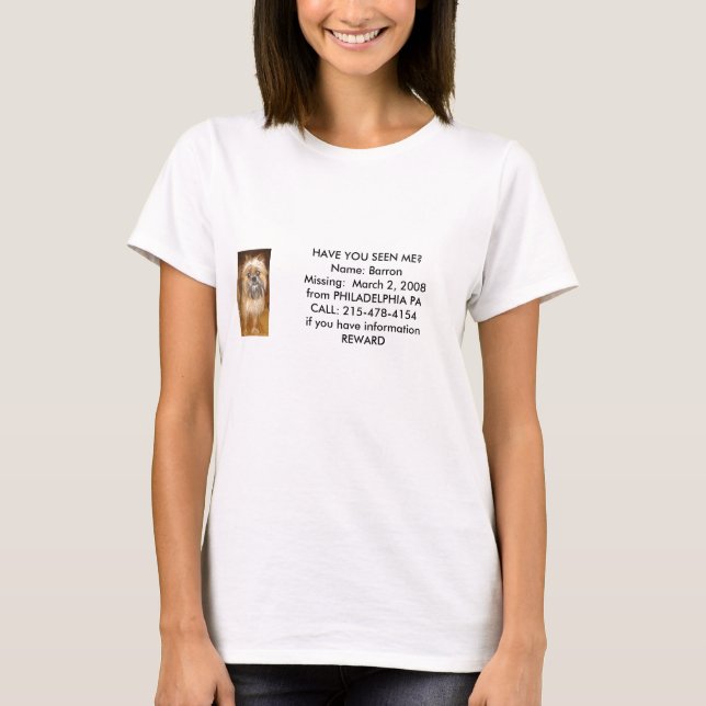 Camiseta de las señoras de Barron (Anverso)