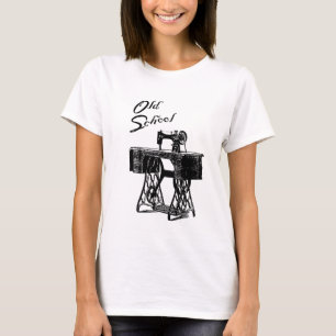 Camiseta de las señoras de la "escuela vieja" de