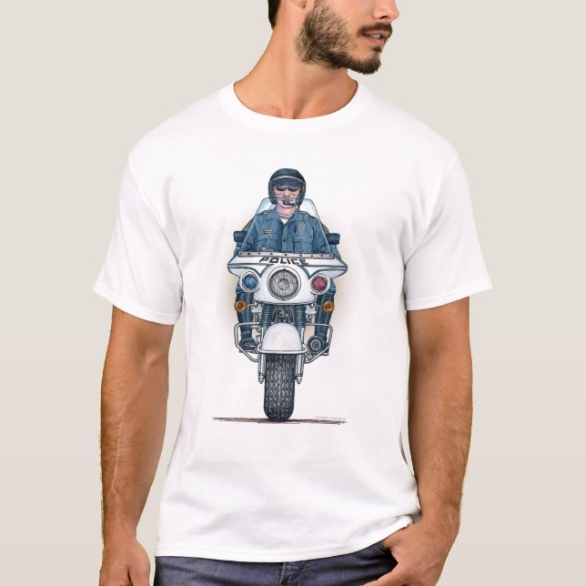 Camiseta de las señoras de la motocicleta de la (Anverso)