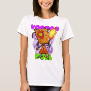 Camiseta de las señoras de la muñeca del vudú