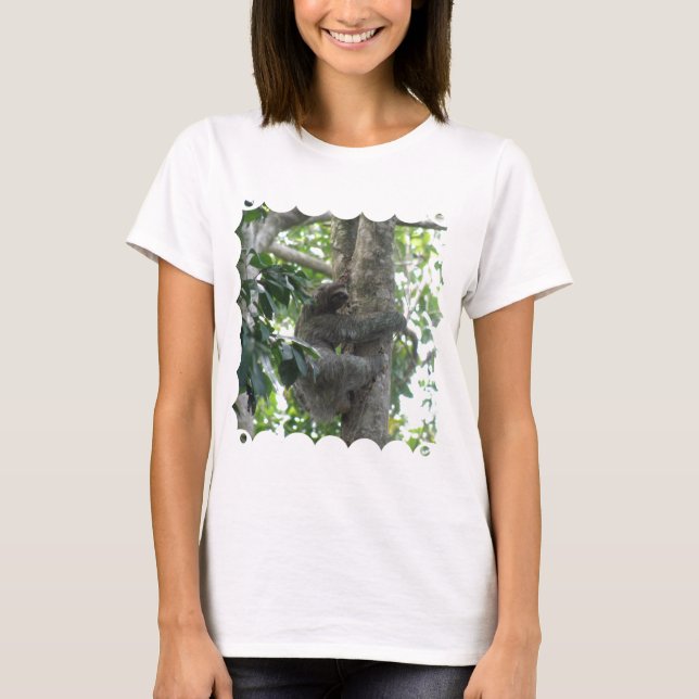 Camiseta de las señoras de la pereza que sube (Anverso)