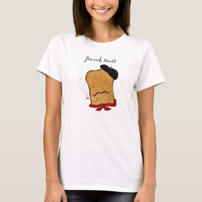 Camiseta de las señoras de la tostada francesa (Anverso)