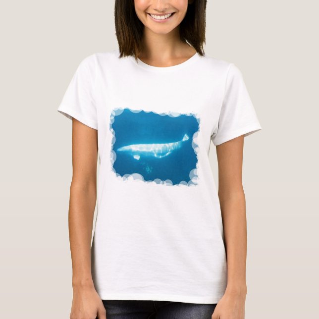 Camiseta de las señoras de las ballenas de la (Anverso)