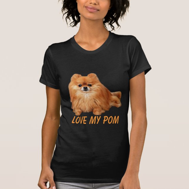 Camiseta de las señoras de Pomeranian (Anverso)