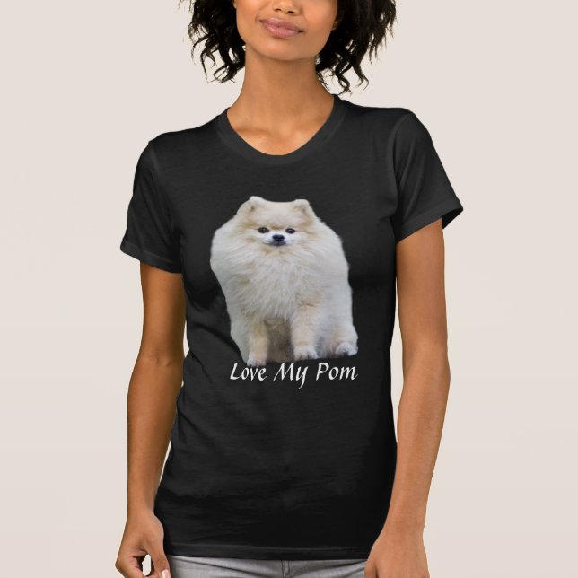 Camiseta de las señoras de Pomeranian (Anverso)