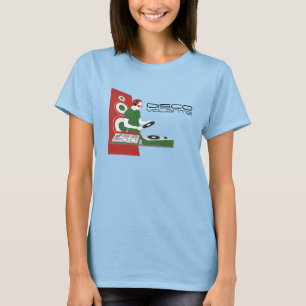 Camiseta de las señoras de Volante del disco
