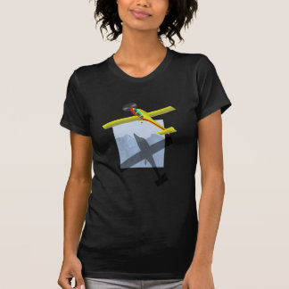 Camiseta de las señoras del aeroplano