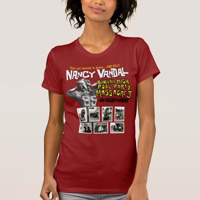 Camiseta de las señoras del bikini del vándalo de (Anverso)