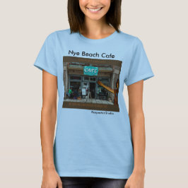 Camiseta de las señoras del café de la playa de