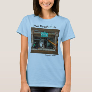 Camiseta de las señoras del café de la playa de