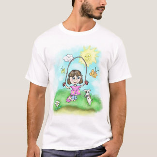 Camiseta de las señoras del chica del verano