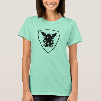 Camiseta de las señoras del escudo de Cthulhu