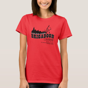 Camiseta de las señoras del molde de Brigadoon