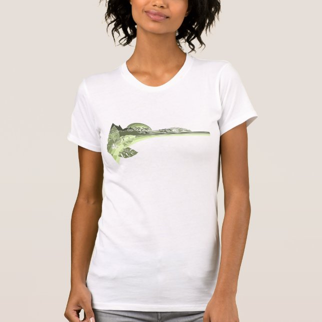 Camiseta de las señoras del punto del delfín (Anverso)