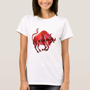 Camiseta de las señoras del símbolo del tauro
