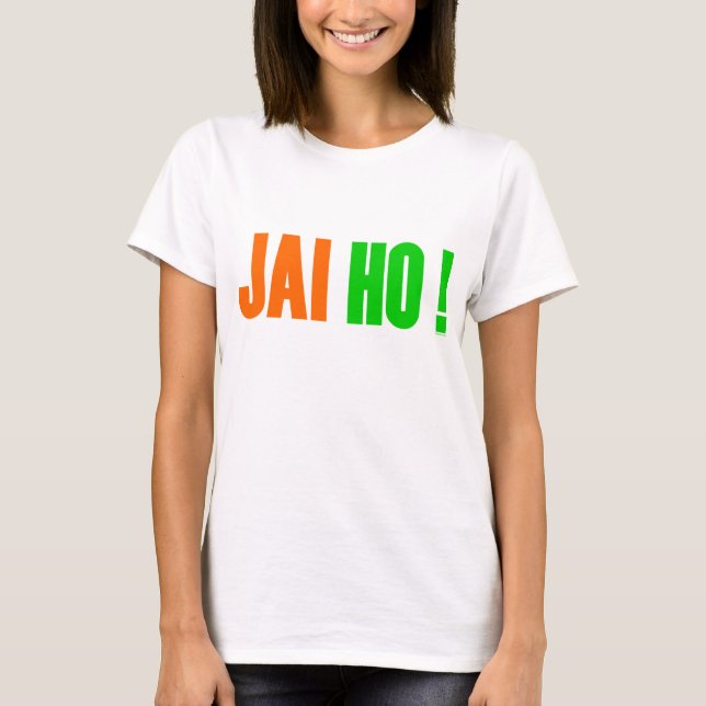Camiseta de las señoras JAI HO (Anverso)