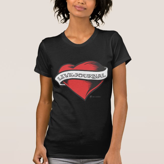Camiseta de las señoras (tatuaje de LiveJournal) (Anverso)