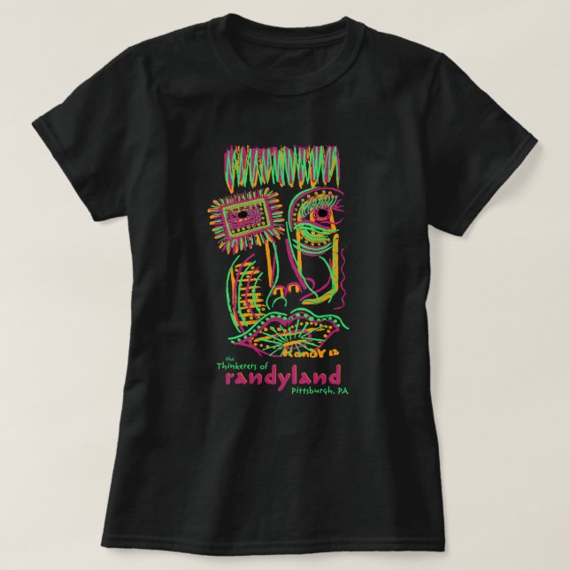 Camiseta de las señoras Thinkerer (Diseño del anverso)
