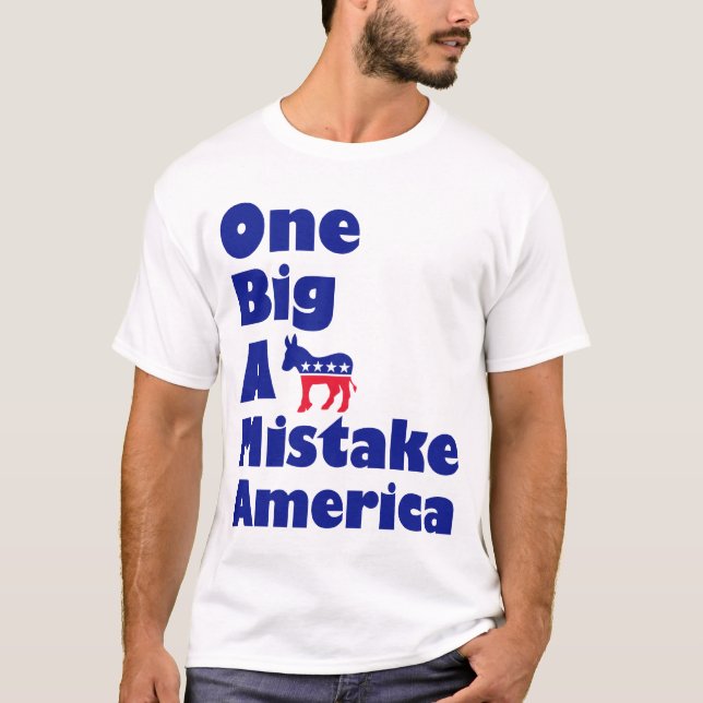 Camiseta de las siglas de Obama (Anverso)