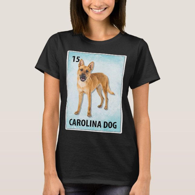 Camiseta de las tarjetas de perro mexicanas Caroli (Anverso)