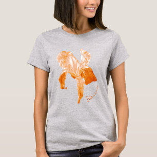 Camiseta de las tonalidades del otoño de la bella