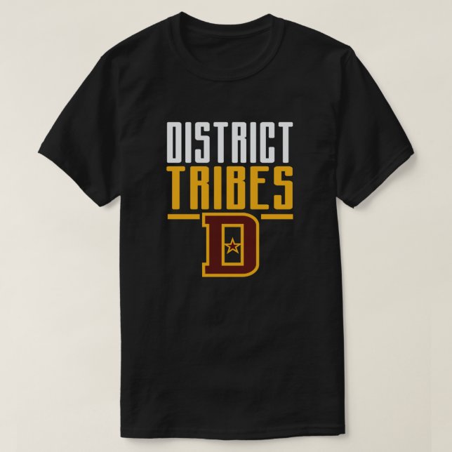 Camiseta de las "tribus distritales" deportivas de (Diseño del anverso)