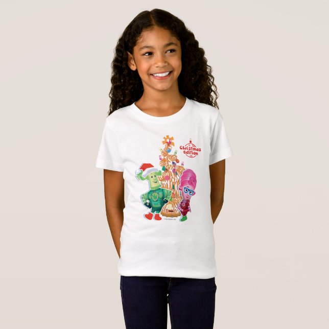Camiseta de las vacaciones de invierno de Papus y (Anverso completo)