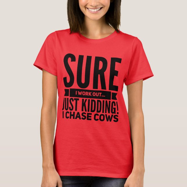 Camiseta de las vacas de la mujer (Anverso)