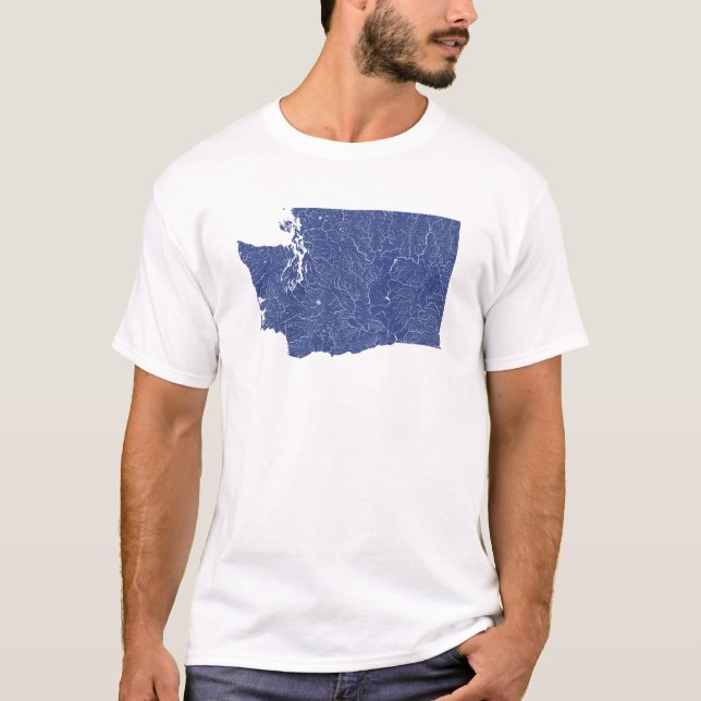 Camiseta de las Vías Fluviales de Washington (Anverso)