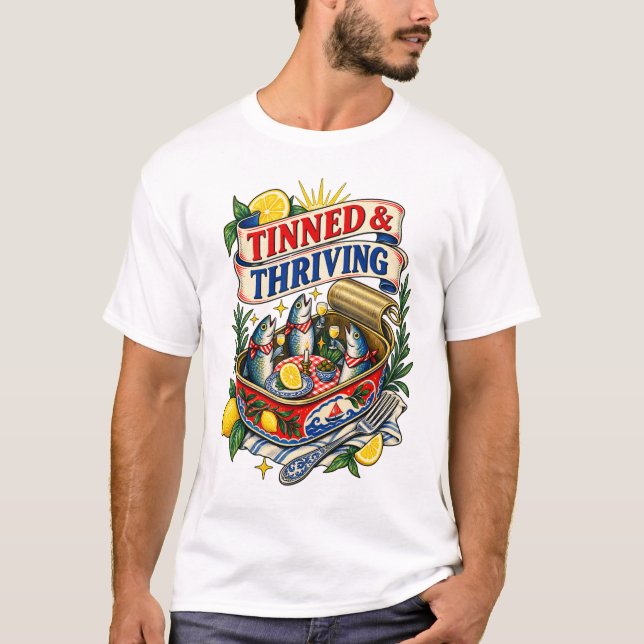 Camiseta de Latas y Prosperidad (Anverso)