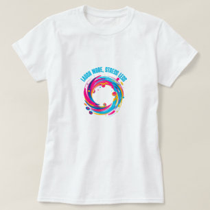 Camiseta de Laughter Más, Menos Estrés