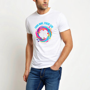 Camiseta de Laughter Más, Menos Estrés