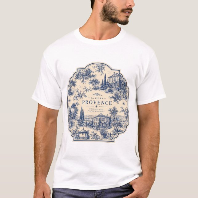 camiseta de lavanda de provenza (Anverso)