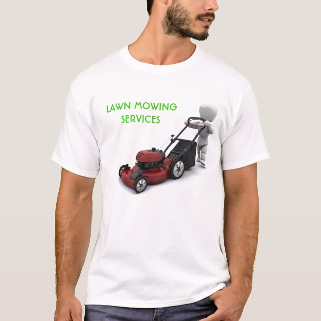 Camiseta de Lawn Mowing Company (Anverso)