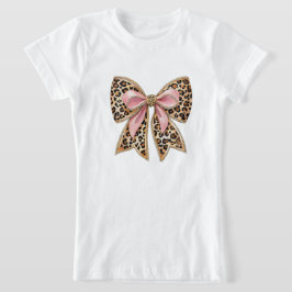 Camiseta de lazo coqueto moderno
