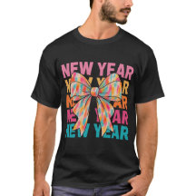 Camiseta de lazo de Año Nuevo