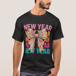 Camiseta de lazo de Año Nuevo