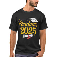 Camiseta de lazo de graduado 2025