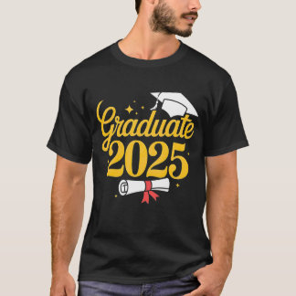 Camiseta de lazo de graduado 2025