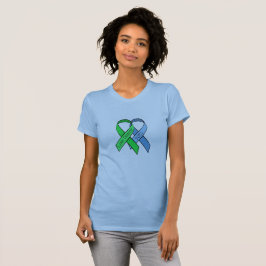 Camiseta de lazos de concienciación sobre la enfer