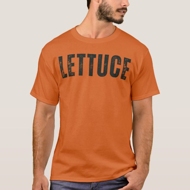 Camiseta de lechuga divertida para parejas Lechuga (Anverso)