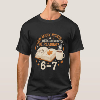 Camiseta de lector acogedor: 6–7 noches de lectura