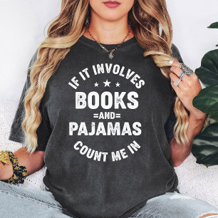Camiseta de lector Cuenta Conmigo Libros y Pijamas