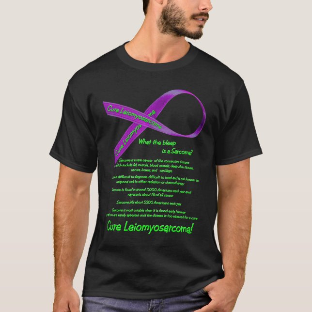 Camiseta de Leiomyosarcoma de la curación (Anverso)