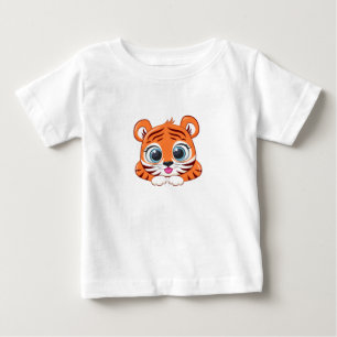 Camiseta de león bebé lindo