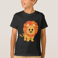 Camiseta de León Cute