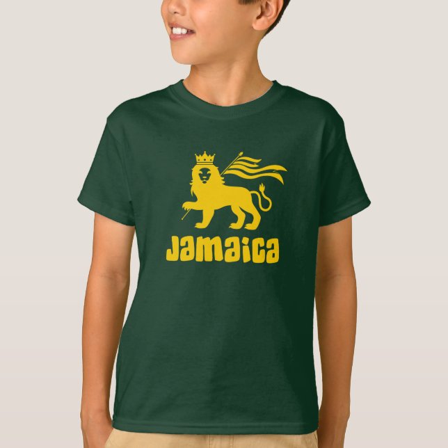 Camiseta de león de Jamaica (Anverso)